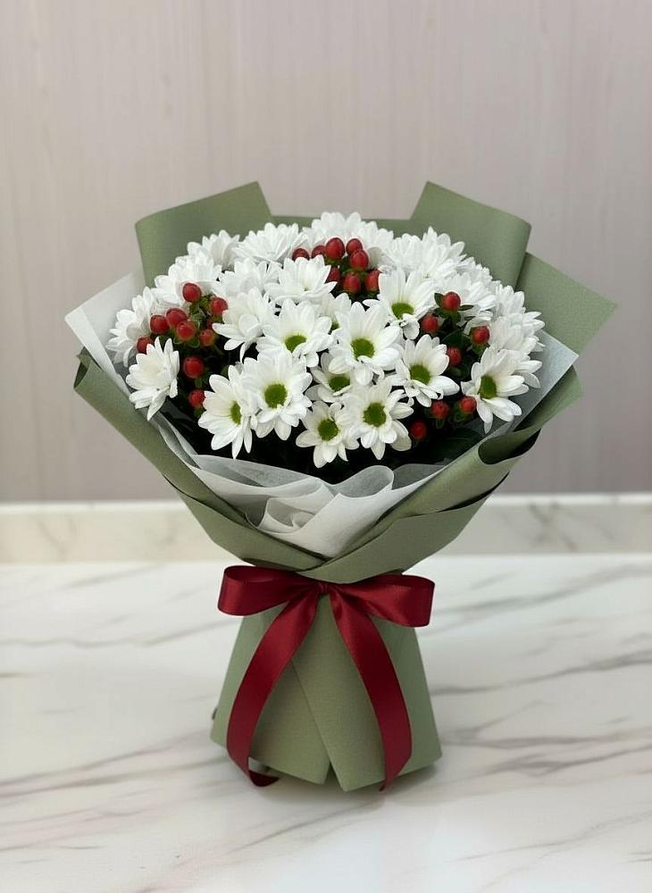 Букет цветов из: Хризантемы в Лукино