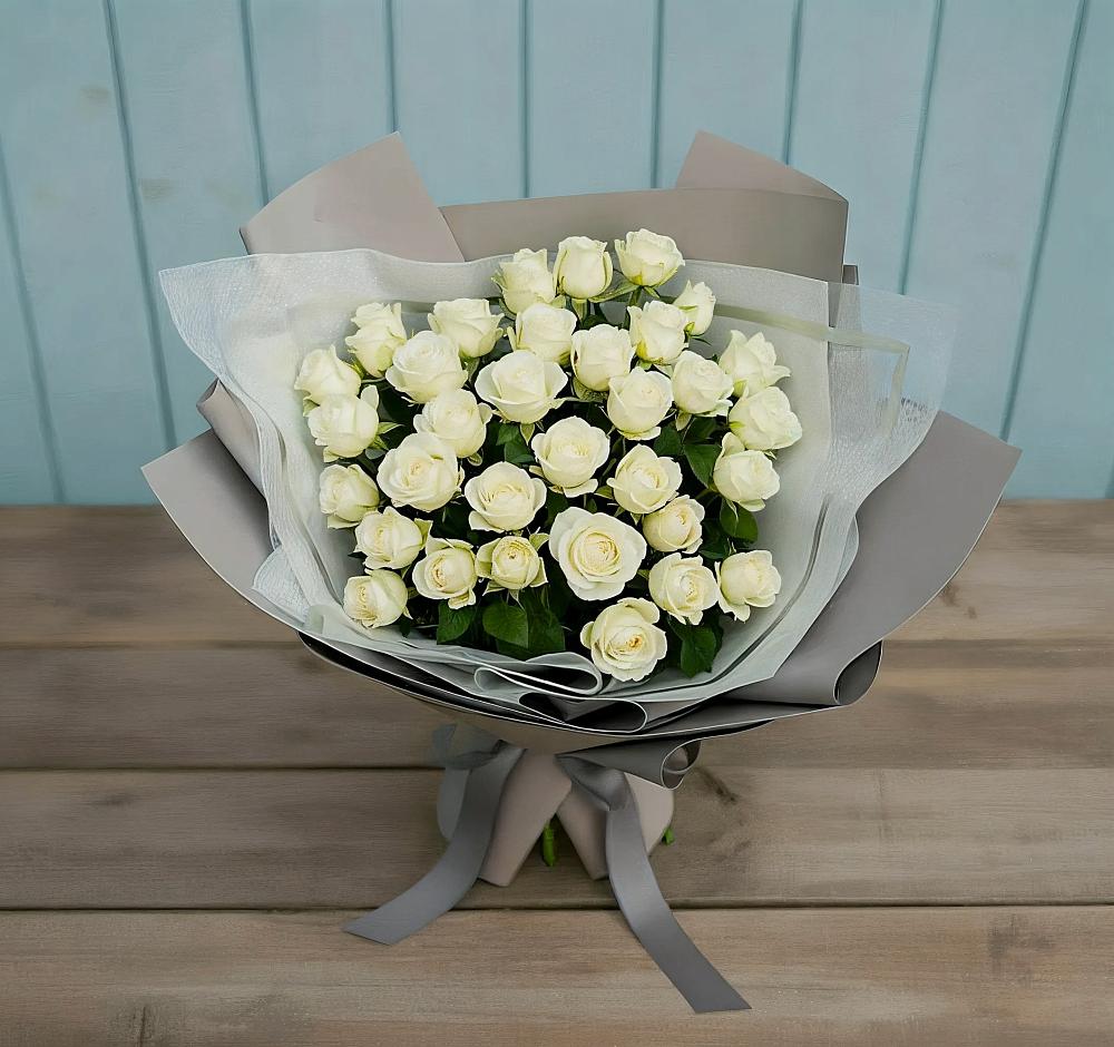 Букет Белоснежная нежность в Лукино