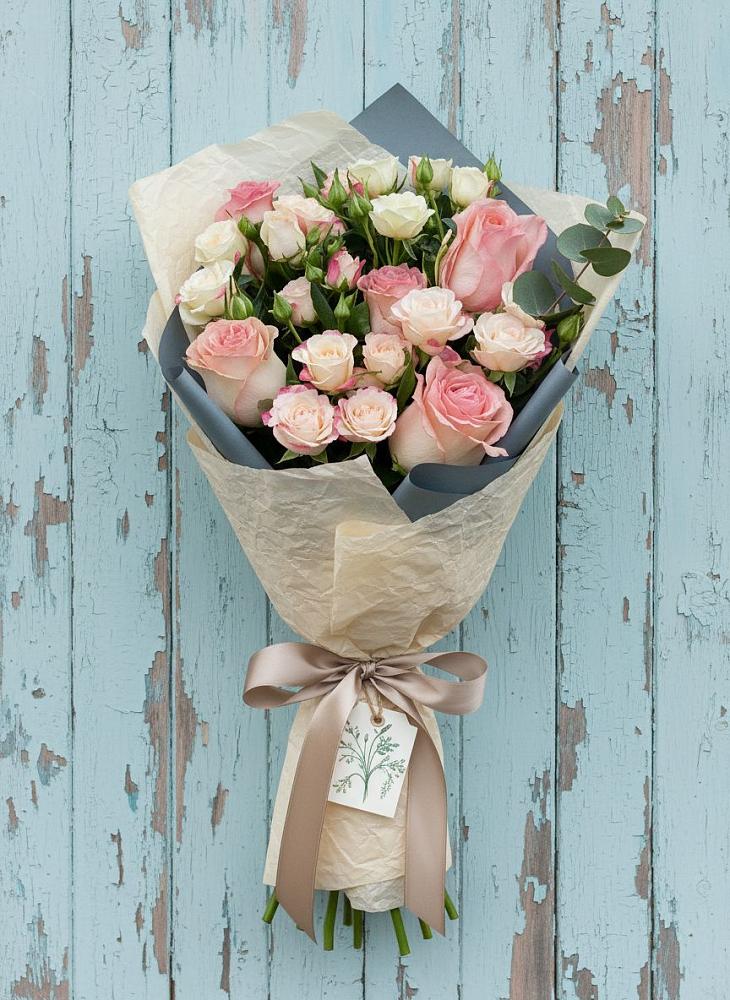 Букет цветов из: Розы в Лукино