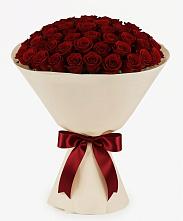 Букет 101 Бордовая роза Блэк Бакарра #REPLACE_PRED# Лукино