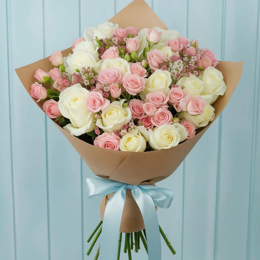 Букет цветов из: Розы в Лукино