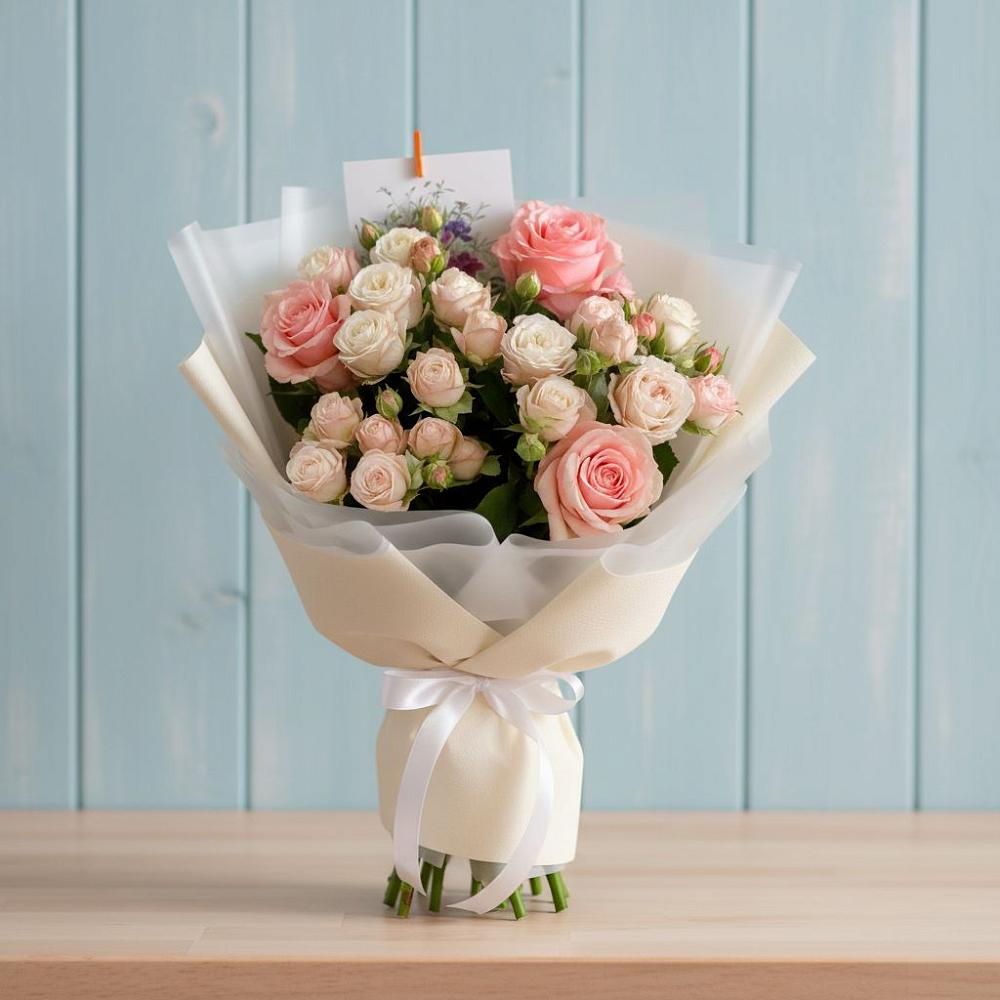 Букет цветов из: Розы в Лукино