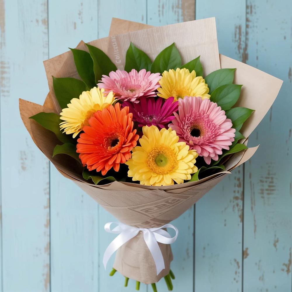 Букет цветов из: Герберы в Лукино