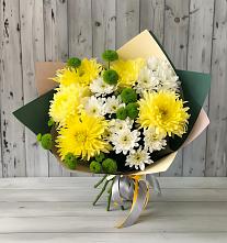 Букет цветов из:  Хризантемы в Лукино