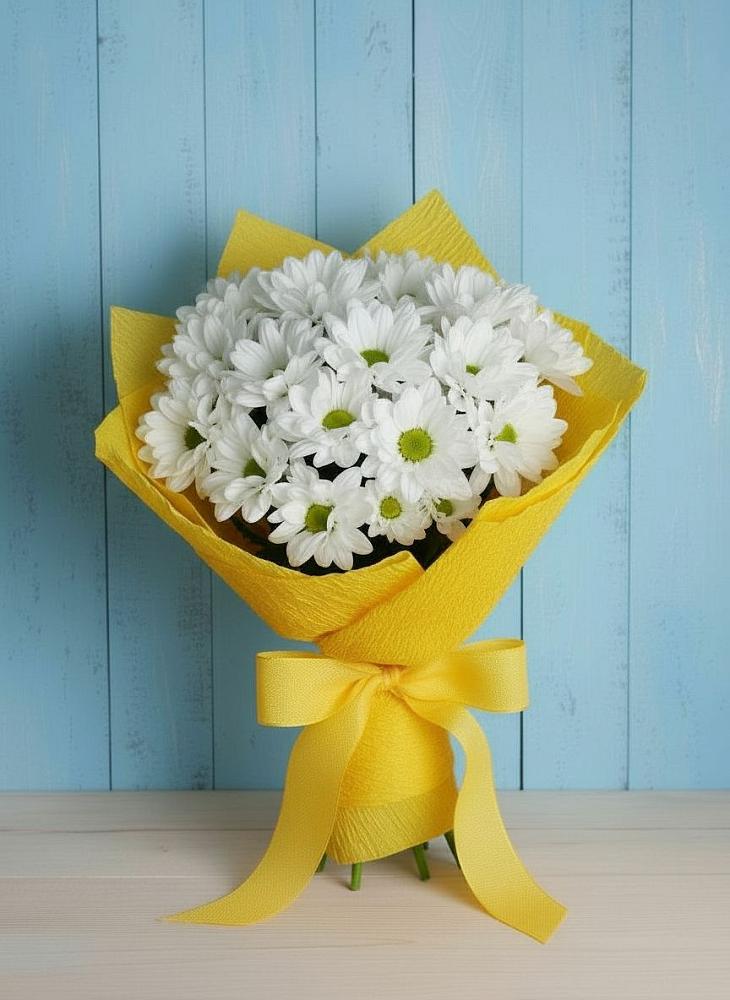 Букет цветов из: Хризантемы в Лукино