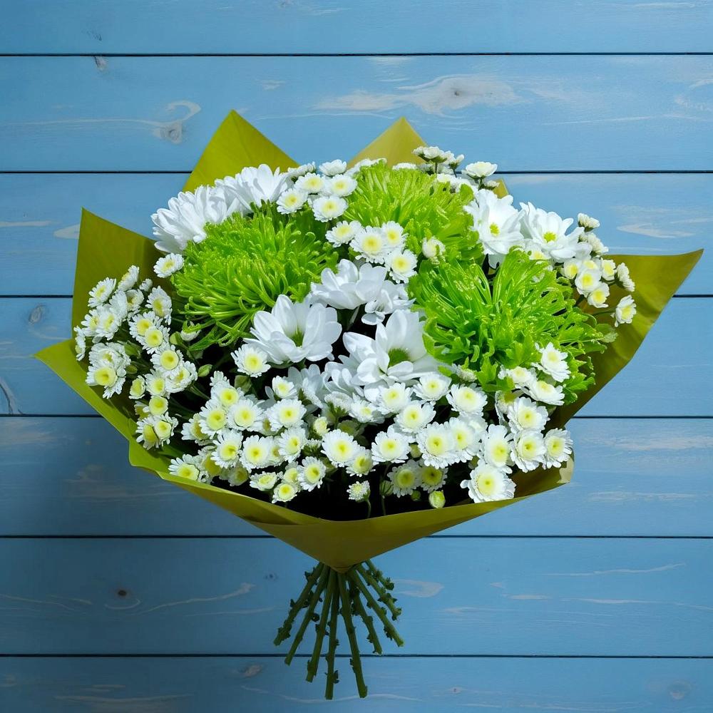 Букет цветов из: Хризантемы в Лукино