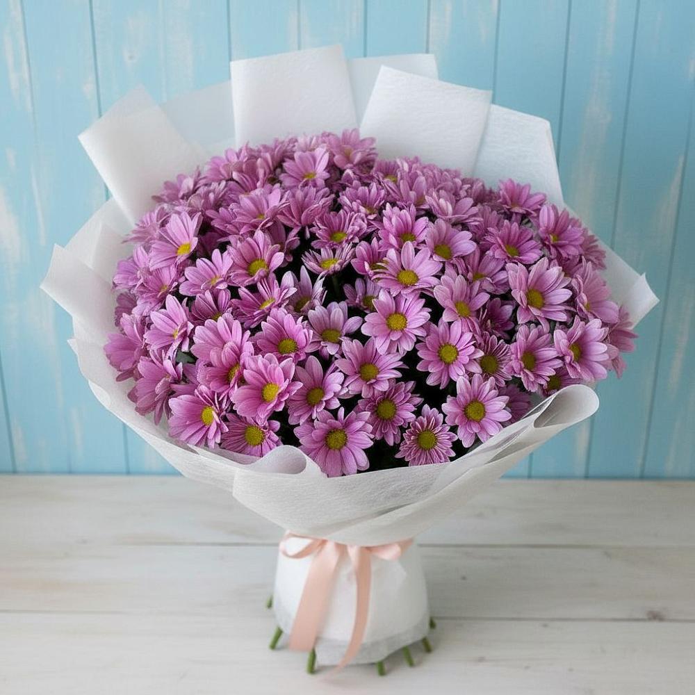 Букет цветов из: Хризантемы в Лукино
