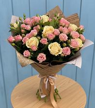 Букет цветов из:  Розы в Лукино