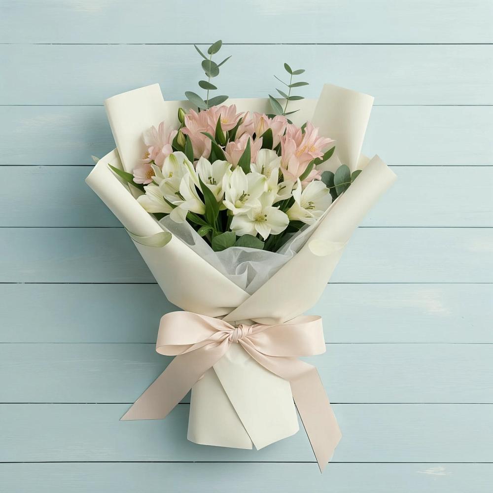 Букет цветов из: Альстромерии в Лукино