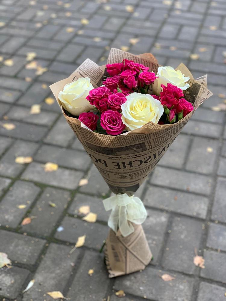 Букет цветов из: Розы в Лукино