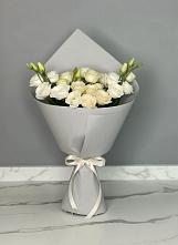 Букет цветов из:  Розы и Лизиантусы #REPLACE_PRED# Лукино